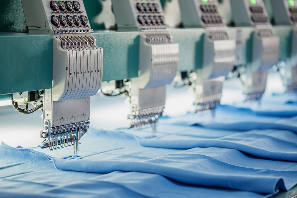 Garment production assembly line
